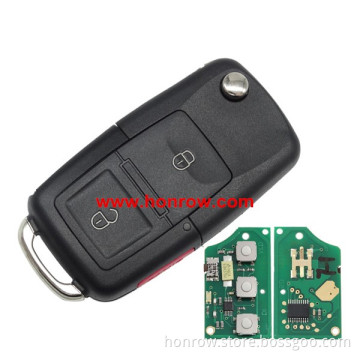 New arrival VW 2+1 button remote key for VW car key F1-315-B5